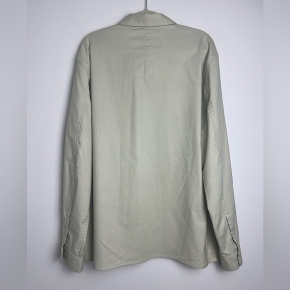 Lululemon Men's Beige Commission Long Sleeve Oxford Shirt Size XXL - Picture 2 of 8